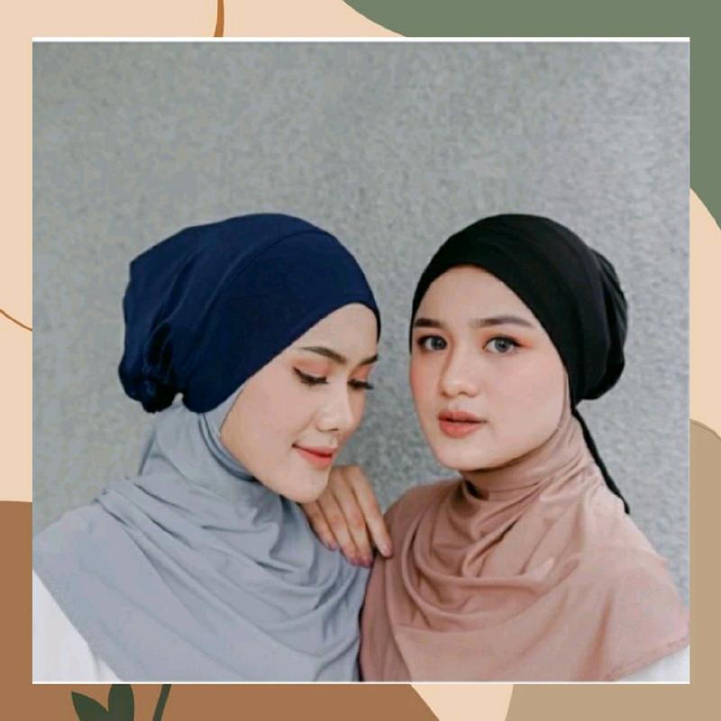 CIPUT KAOS TALI,CIPUT TALI, INNER BASIC POLOS Wanita Jilbab Instan 2