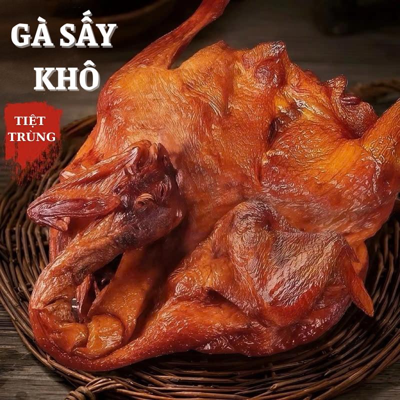  Gà sấy khô MINH CHÂU FOOD gà có hương vị cay tê gà sốt cay đồ ăn vặt by Minh Châu Food Snack Thức Ăn 