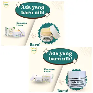 KRIM SIANG + KRIM MALAM | RCI SKINCARE.MENCERAHKAN LEBIH CEPAT,MUDAH MERESAP,TIDAK LENGKET