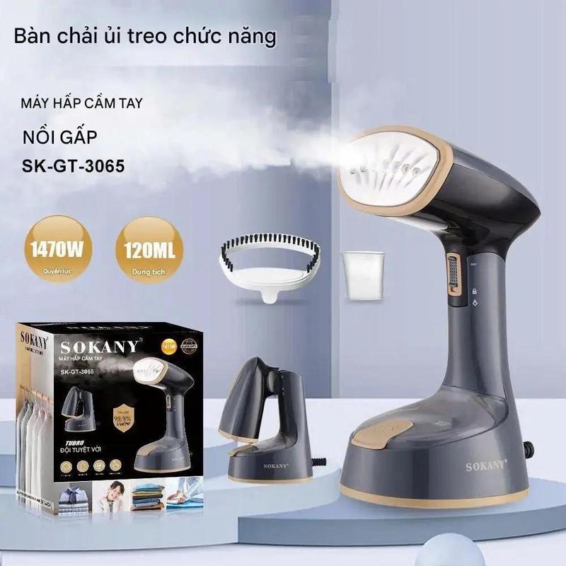 Bàn Ủi Hơi Nước Cầm Tay Sonyka 1470W - Phun Nước, Phung Sương - Phù Hợp Với Mọi Loại Vải - Đổi Mới 360 Ngày - TA69