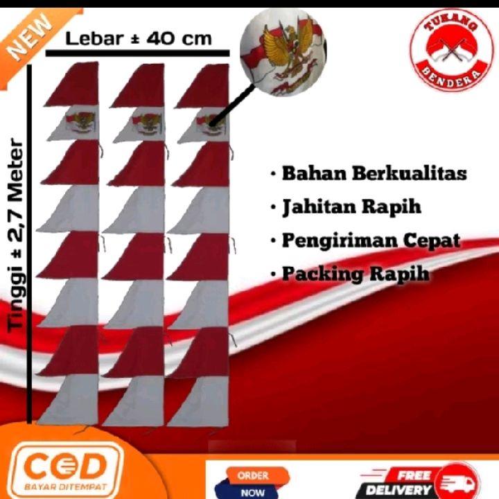 Umbul-umbul merah putih, bendera umbul-umbul Kain 0