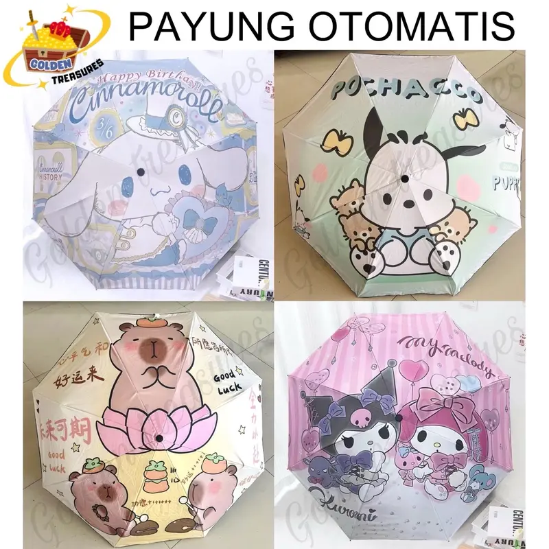 Payung Lipat Manual Sanrio / Payung Otomatis Sanrio 1