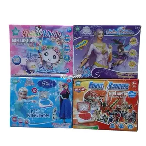 Mainan Edukasi Anak Laptop 2 Bahasa ST2351 Belajar Karakter Lucu