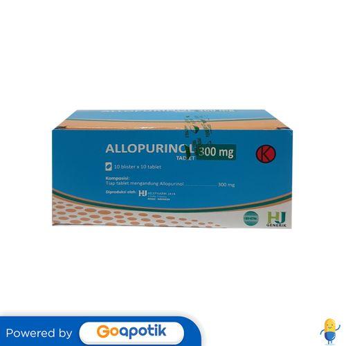 ALLOPURINOL HEXPHARM 300 MG BOX 100 TABLET