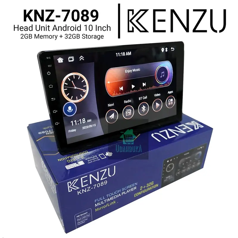 Head Unit Kenzu - RAM 1 & 2 GB - Storage 32GB - 7/9/10 inch - Android Car - bluetooth 7
