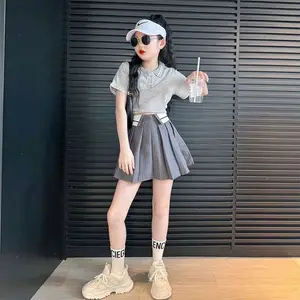 [Celyne_Label] CL20283 Setelan Rok Anak Fashion Terbaru Baju Setelan Anak Fashion Kekinian Size 100-170 dengan Desain Trendy dan Nyaman