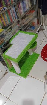 Product Review of Scarthcer cakaran kucing dengan tempat tidur dibagian atas untuk bersantai garukan kucing jumbo from K**o 1