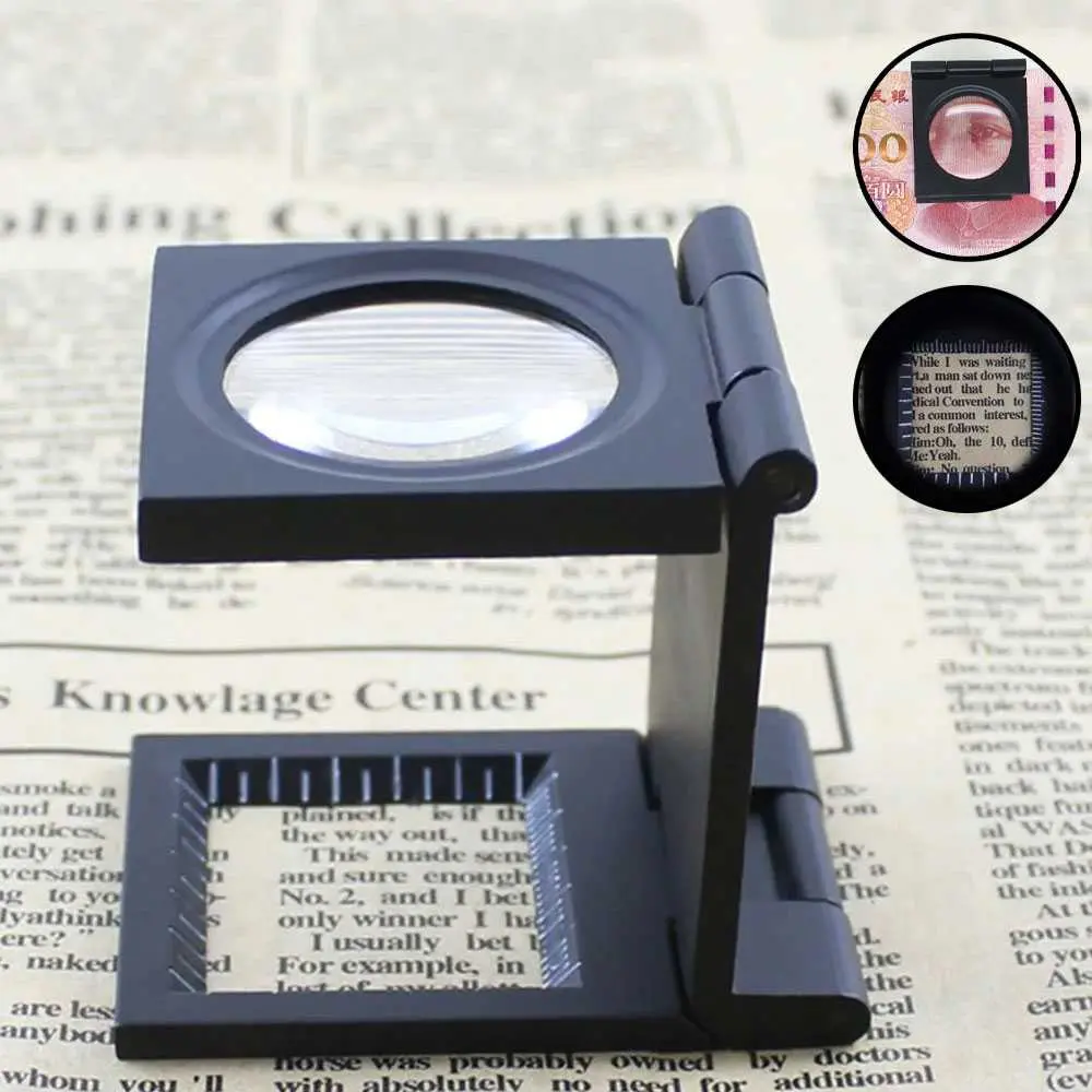 [ COD ] NOF Kaca Pembesar Lipat Foldable Magnifier Portable 28mm 10X - 9005D