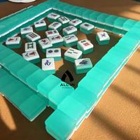 Générique Mahjong Set, 144-Piece Compact and Portable Complete Set for Adults with 2 Dice and 4 Racks – for Adults Beginners and Family Meetings