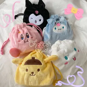 Sanrio Kantong Pouch Kantong Kirby Kuromi Cinnamoroll Multifungsi