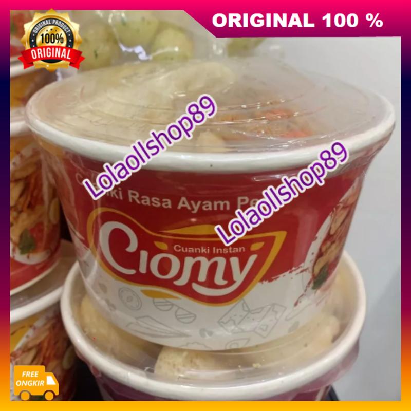 CUP BESAR Ciomy Cuanki Ayam Pedas Cuangki Ciomy Halal Non MSG ORIGINAL 3