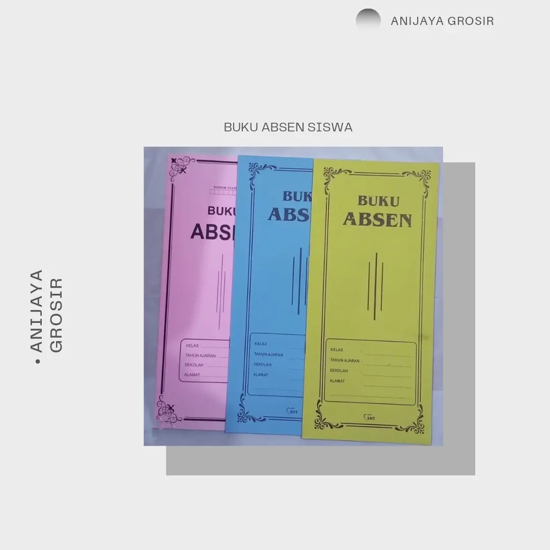 BUKU ABSEN SEKOLAH / BUKU ABSEN SISWA