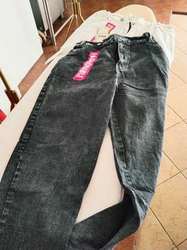 Product Review of POPPY BOYFRIEND JEANS KOREA STYLE fit karet Panjang Melar Korean White from a**9 2