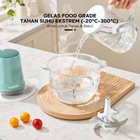 Gambar ecentio Penggiling Daging Stainless 2L Food Chopper 6 Mata Pisau Multifungsi Food Processor Daging 300W 2 Kecepatan Food Grade Garansi 1 Tahun - Hijau 6 Pisau 2L dari ecentio.indonesia Kab. Bekasi 3 Tokopedia