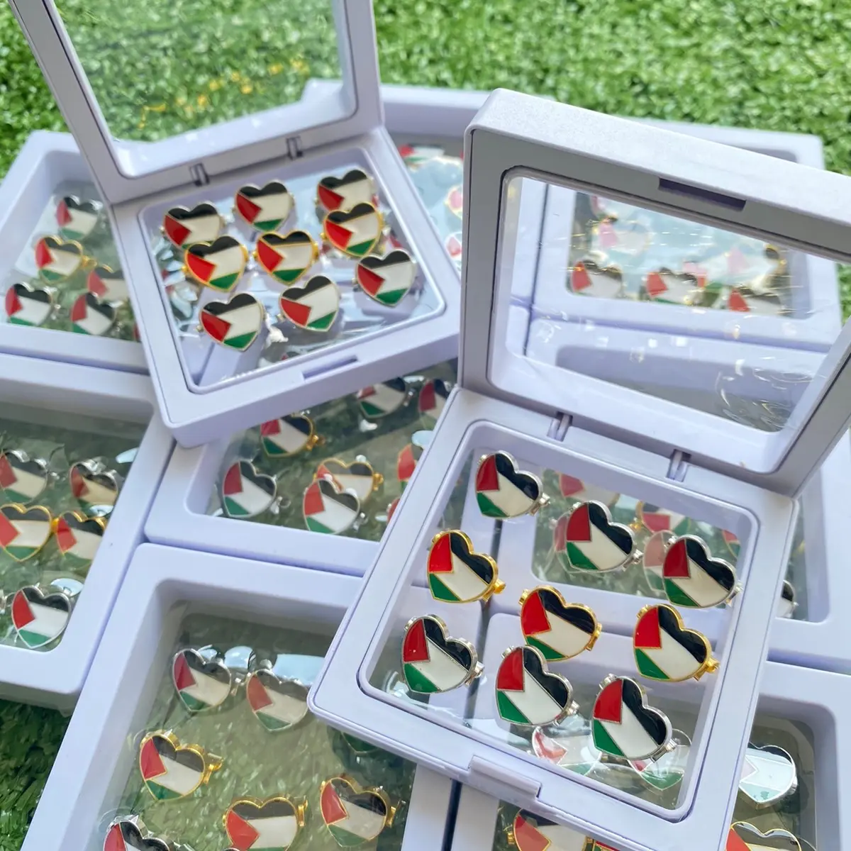 Brooch Palestine With Box