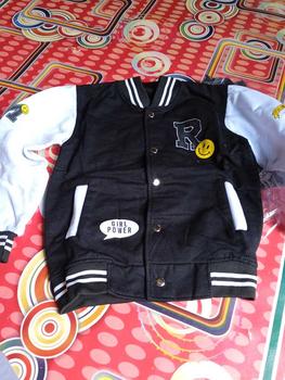 Product Review of KG R SMILE KIDS JACKET BOMBER - JACKET BASEBALL ANAK - BAHAN FLEECE GRAMASI 240 - DETAIL SABLON - SWEATER BOMBER ANAK-ANAK from y**n 0