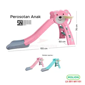 SPEEDS Perosotan Anak Mainan Seluncuran Anak Free Ring Basket Plastik Prosotan Anak Karakter LX001-M1101