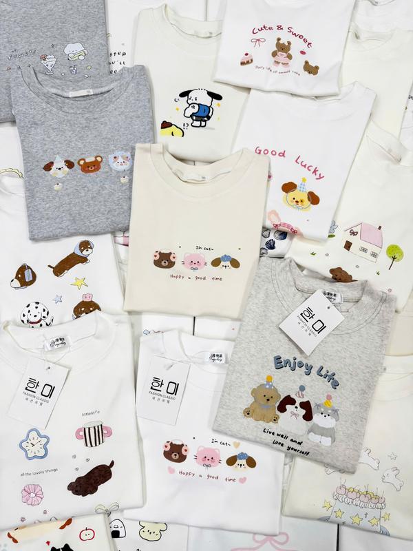 ÁO THUN BABYTEE FORM ÔM IN HÌNH CHẤT DÀY DẶN