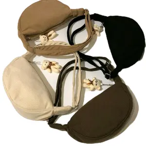 Tas Slempang Corduroy Pria Wanita Tas Viral kekinian