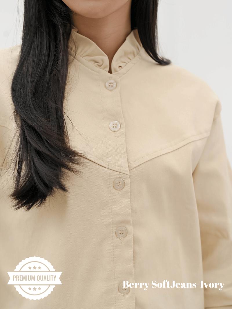 Product Introduction of Cammomile NEW BERRY outer corduray lengan polos 2307011 atasan wanita kekinian jaket wanita korean style 26
