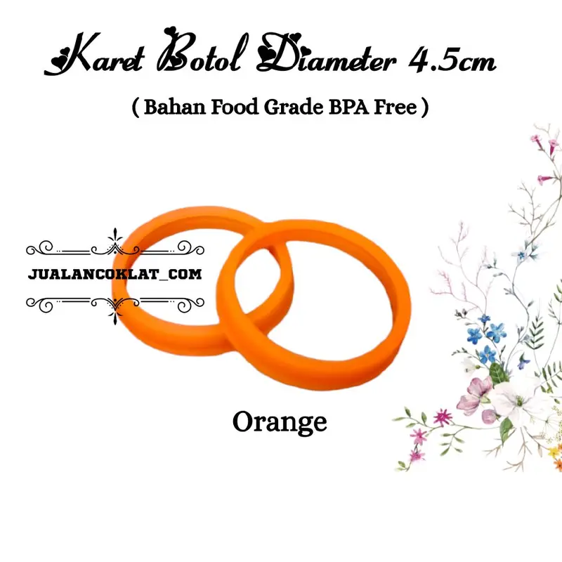 Karet Botol Minum Bioglass Mini 500ml & 600ml ukuran diameter 4,5cm 6