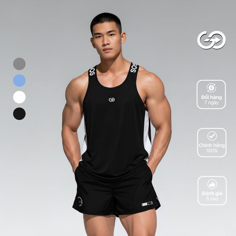  Áo ba lỗ Gym Nam GOS SIGNATURE S1 