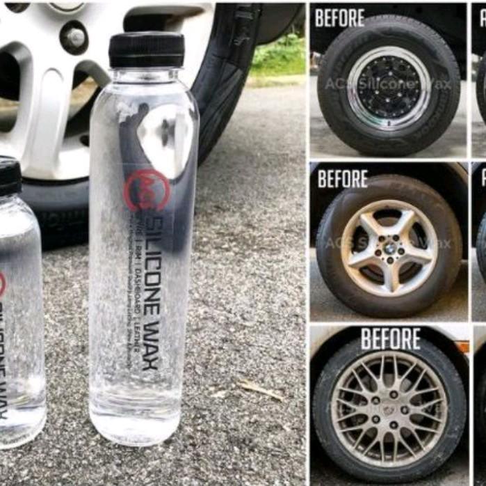 PURE SILICONE WAX TYRE POLISH KIWI TAYAR PRO WAX KILAT PENGILAT ...