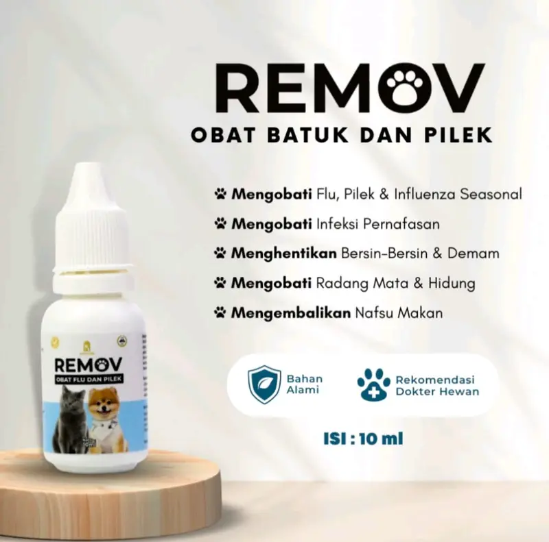 REMOV Obat Tetes Dan Spray Untuk Kucing Dan Anjing 6