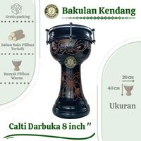 Gambar Calti Darbuka Termurah 8 inch Dumbuk Mika Kendang Anak Mainan Anak Kayu Alat Musik Tradisional Jimbe Gendang Terbang Tradisional Sholawat Hadroh - Calti Ukir 8 inch dari Bakulan Kendang Kota Blitar 1 Tokopedia