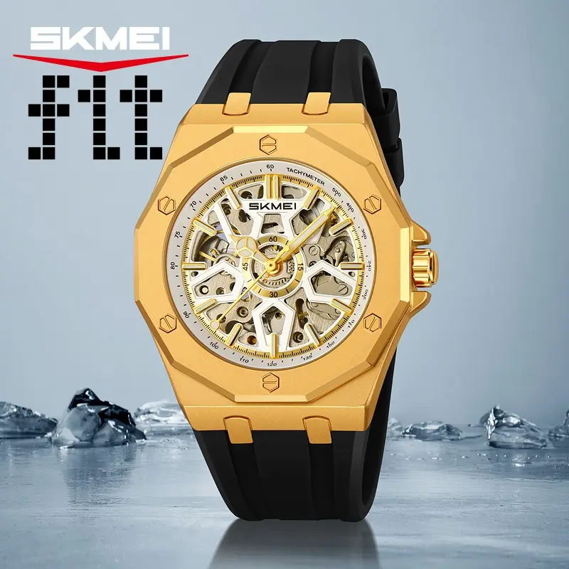 SKMEI Mechanical Watch Men's Advanced Fully Automatic Hollow Mechanical Watch Men's Watch[No box]