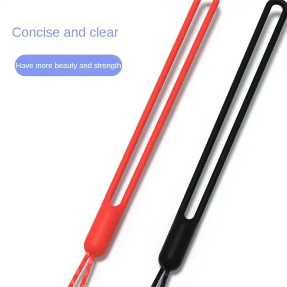 Fashion Short Phone Lanyard Soft Universal Phone Case Chain Straps Silicone Keychain