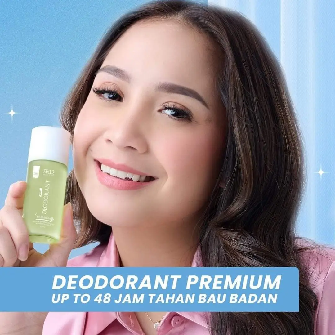 Deodorant Spray SR12 Herbal Deo Tawas Atasi Bau Badan Dan Ketiak Basah BPOM