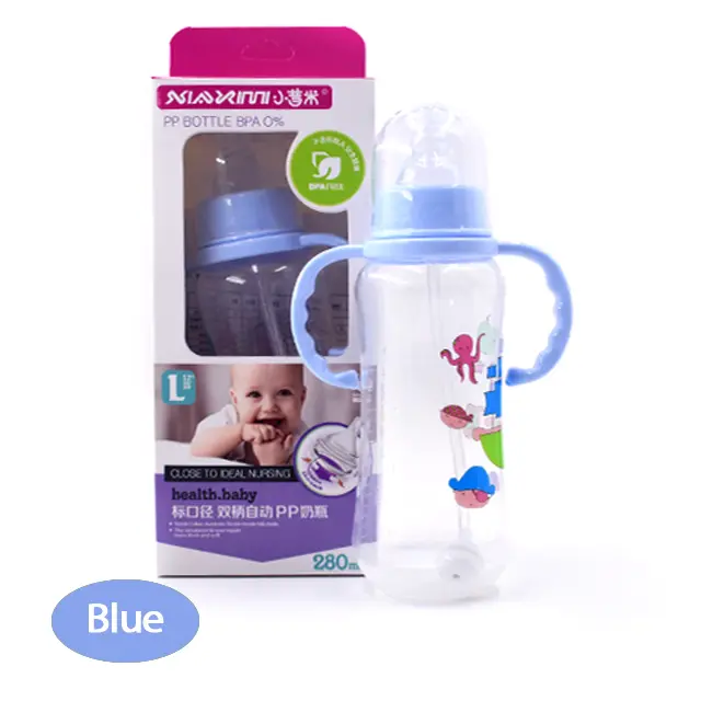 Bình Sữa Cho Em Bé 280ml, Bình Mỏ Vịt, Cổ Mỏng 0