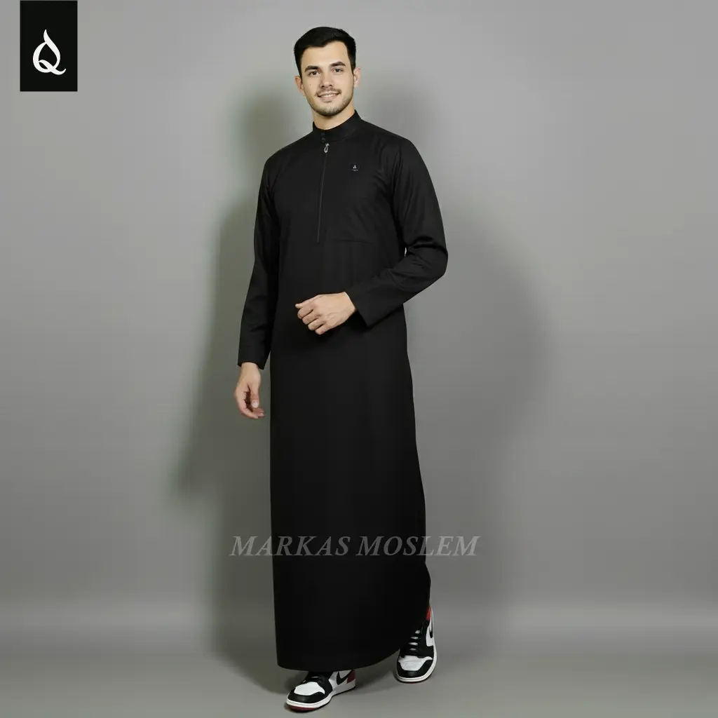 Jubah pria dewasa model polos - gamis pria dewasa terlaris - koko cowok model terbaru