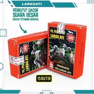 PIL LARASATI LARAS ATI PERKUTUT RAMUAN HERBAL SUDAH TERBUKTI KHASIATNYA DENGAN KOMPOSISI SEMPURNA