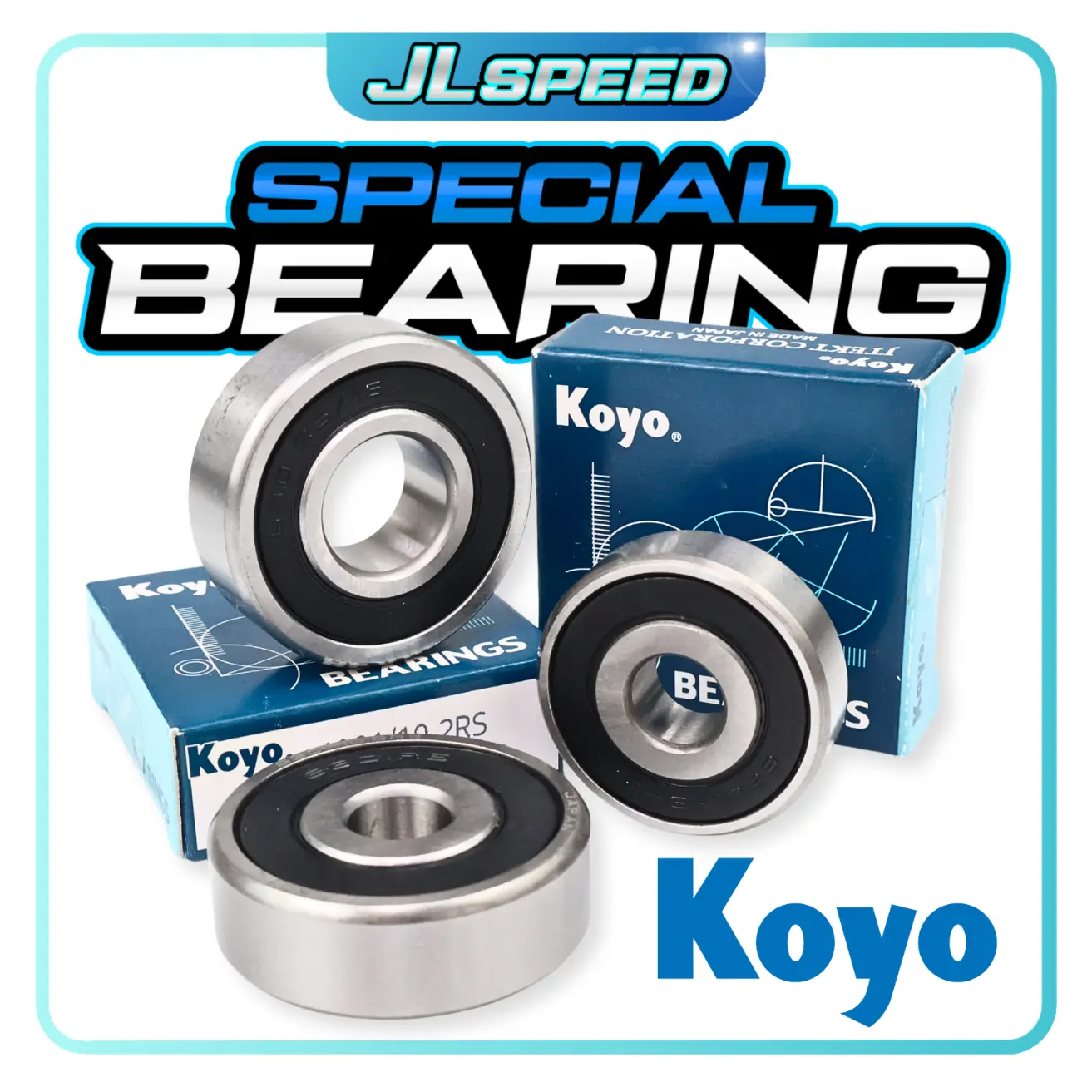 KOYO Special Bearing Modify Motorcycle Motosikal Saiz Size Speical Bearing 6301 6202 6201 6300 Y15 EX5 WAVE AR80 AR125