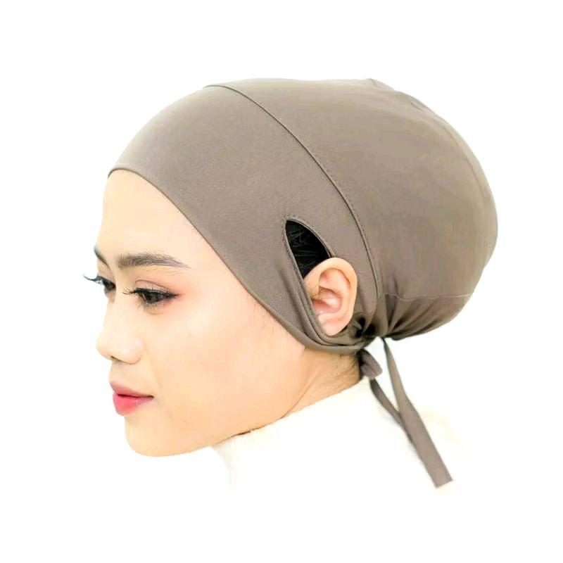 Ciput Anti Budeg/Tali Lubang Telinga Premium Jilbab Kerudung Instan Wanita Dalaman 6