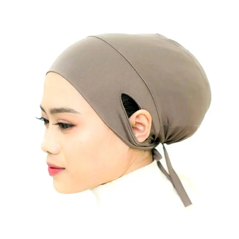 Ciput Anti Budeg/Tali Lubang Telinga Premium Jilbab Kerudung Instan Wanita Dalaman 6