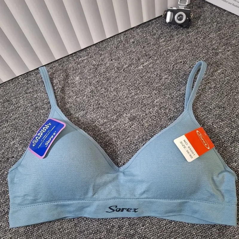 Bra Sorex 65001 Bh Casual Comfort Tanpa Kawat Busa Tipis Terlaris 34-40 Harian Lembut