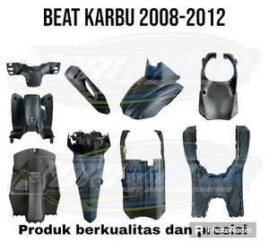 MURAH!!! TOP 1 BISA ECERAN Full Body Kasar Honda Beat Karbu 2008-2012 Tutup Knalpot Batok Belakang Cover Tangki Paruh Dek Lumpur Dek Kunci Atas Bawah Spakbor Belakang Kolong Injakan / Body Kasar Beat - Motorcycle Sepeda