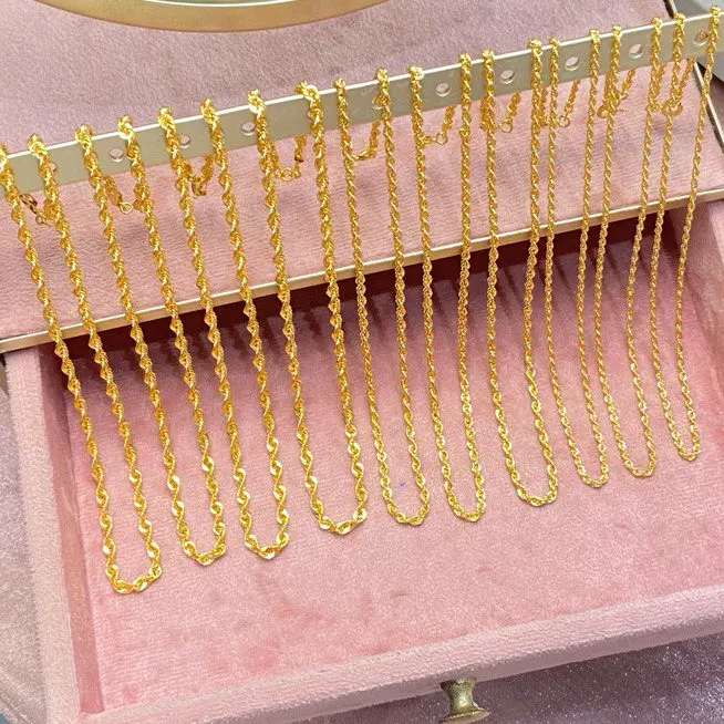 Kalung Emas Lilit Korea Collection- Rosegold 17k / Whitegold 17k / Yellowgold 16k 3