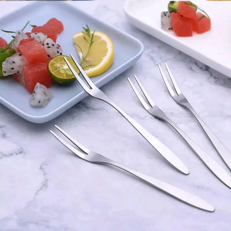 [1 Pcs] BISA COD Garpu Buah Stainless Kecil Garpu Buah Kecil Garpu Makan Buah