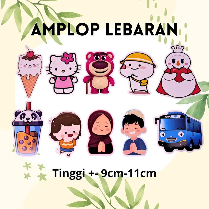 Amplop lebaran 3d / amplop karakter / amplop lebaran kekinian 0
