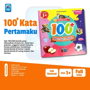 My First Words : 100+ Kata Pertamaku Untuk Usia 1+ Full Color Soft Cover Arafah Kids