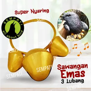Sempati Sawangan Kalung Lonceng Kuningan Tiga Lubang Sawangan Merpati Emas Hatong Hotang Pluit Peluit Sempritan Latih Burung Merpati Dara Pos Dll