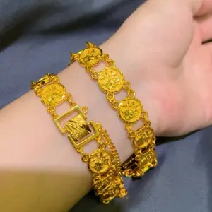 Gelang Koin Mewah lapis emas bisa disepuh