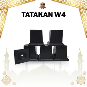 Isi 5 Pcs Tatakan Piala W4 Plus Penutup I Trofi Juara Pelengkap Piala Boneka Wisuda Manasik Pramuka