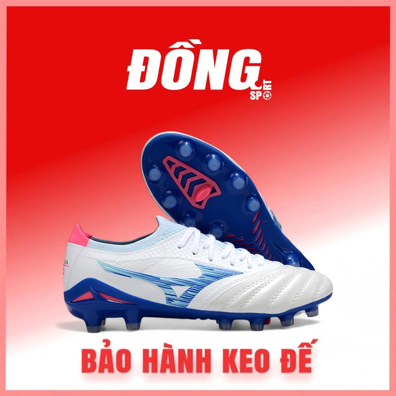 Giày Bóng Đá Mzn Neo 4 FG ĐỒNG SPORT, Upper da mềm, Cỏ tự nhiên, Lưỡi gà liền ôm chân, Nhiều màu sắc