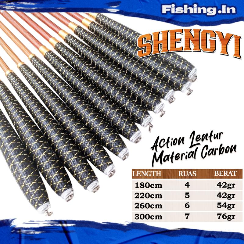 Joran Pancing Tegek Shengyi Microfishing Action Slow Lentur Zhengyi Lure joran pancing 3