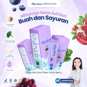 【PAKET BUNDLE 3 BOX】JUS BERRY MAGIICC MINUMAN SERBUK RASA BLACKCURRANT FIBER DRINK
